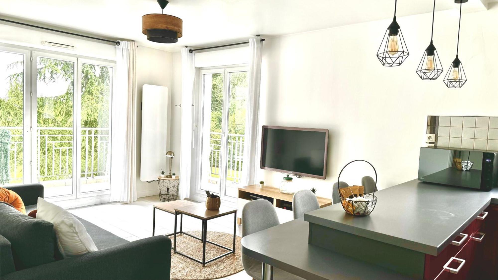 Appartement Central 6 Personnes A 10 Minutes De Disneyland Montévrain Exterior photo